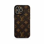 Leather Monogram Phone Case With Holder For iPhone-CXK251520
