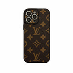 Leather Monogram Phone Case With Holder For iPhone-CXK251520