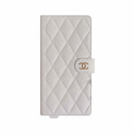 Leather CC Phone Case With Fold Wallet For iPhone White-ZDB251641