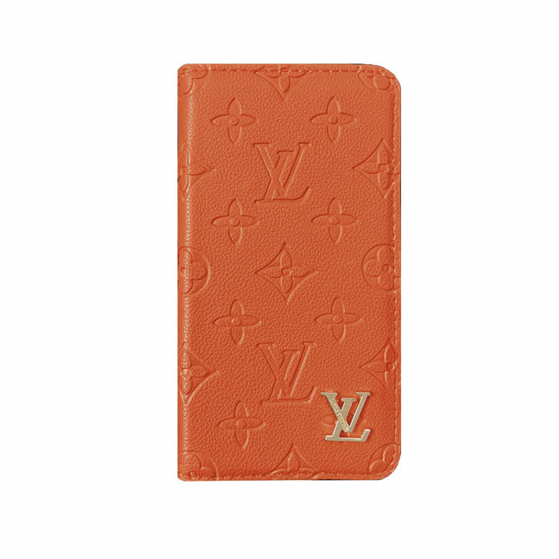 PremiumLeather Fold Phone Case With Card Holder For iPhone Black-HSK250112