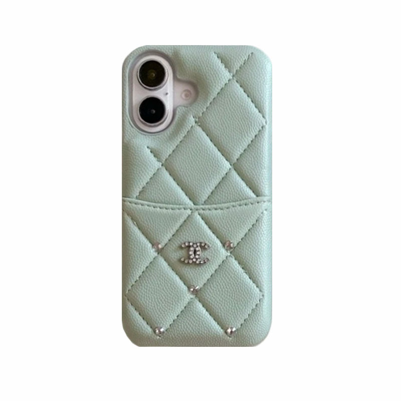 PremiumLeather CC Phone Case With Card Holder For iPhone Black-DZS250112