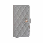 Leather CC Phone Case With Fold Wallet For iPhone White-ZDB251641