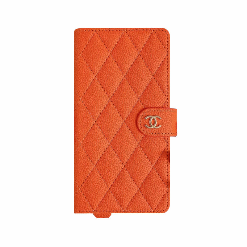 Leather CC Phone Case With Fold Wallet For iPhone White-ZDB251641