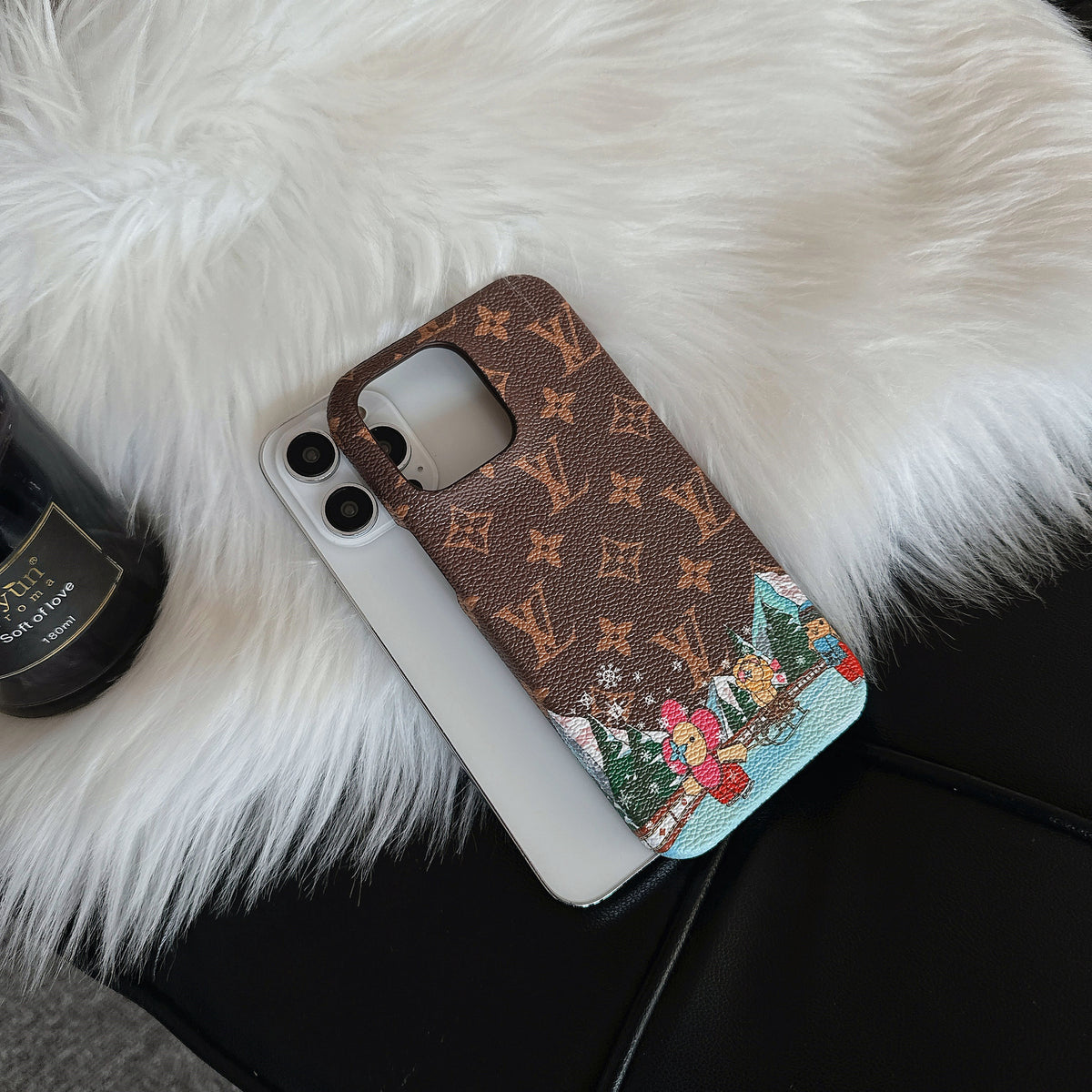 Luxury Monogram Phone CaseFor iPhone Big Printing -WWN251605