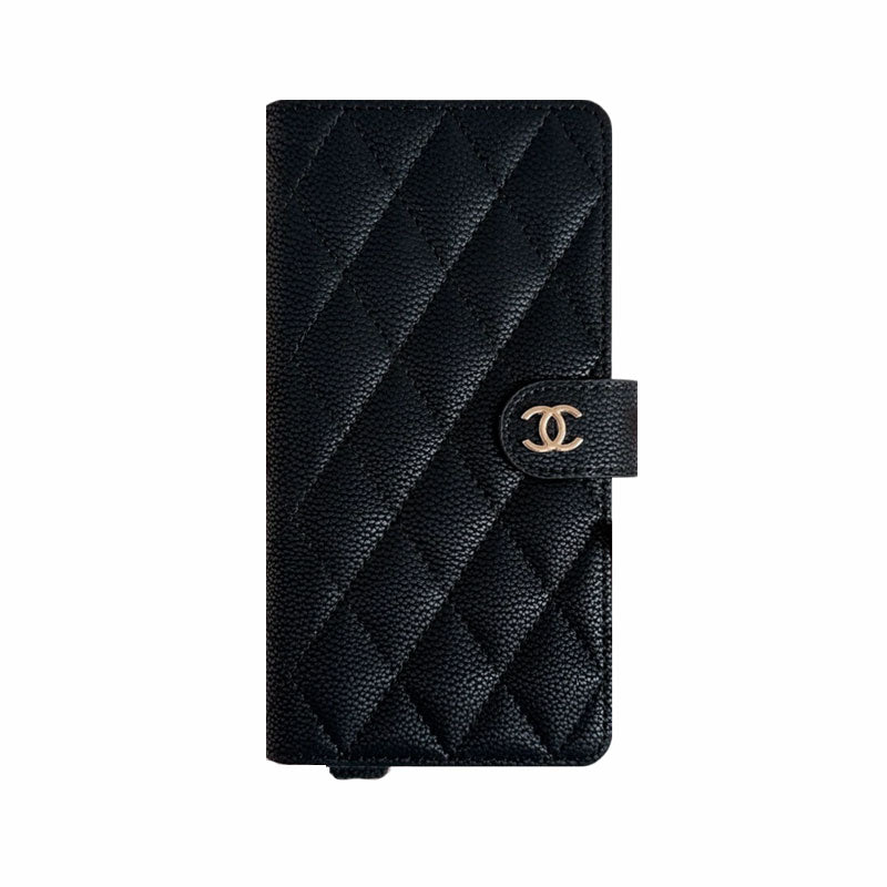 Leather CC Phone Case With Fold Wallet For iPhone White-ZDB251641
