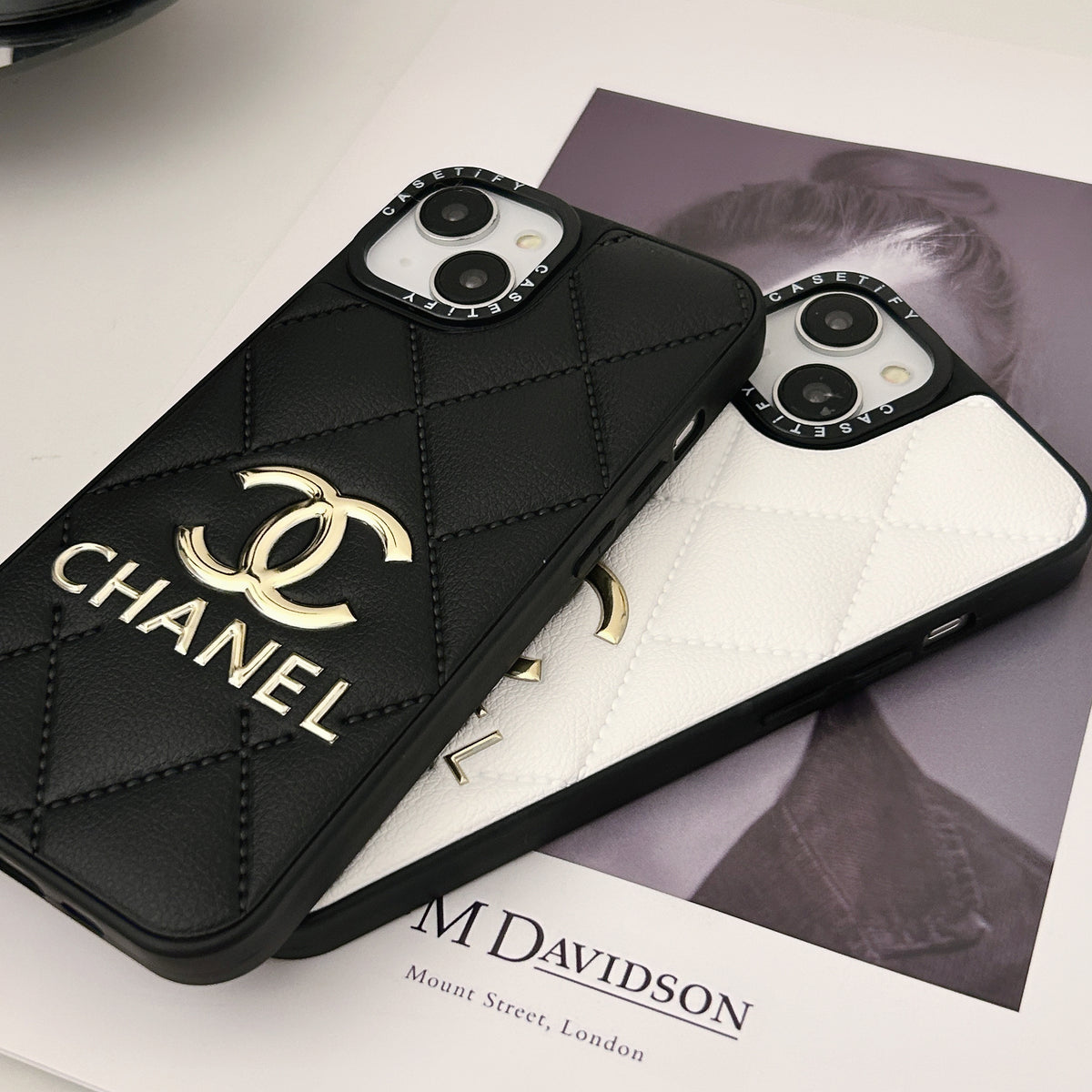 Leather CC Phone Case For iPhone Pink -XPK251725